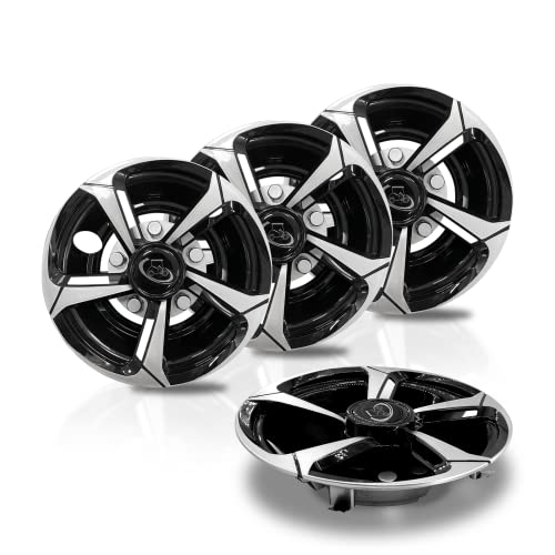 Golf Cart Wheel Covers Hub Caps for EZGO, Club Car, Yamaha Most Golf Carts- 8 Inch Set of 4, Golf Cart Hub Cap|B0BGR69Y6G