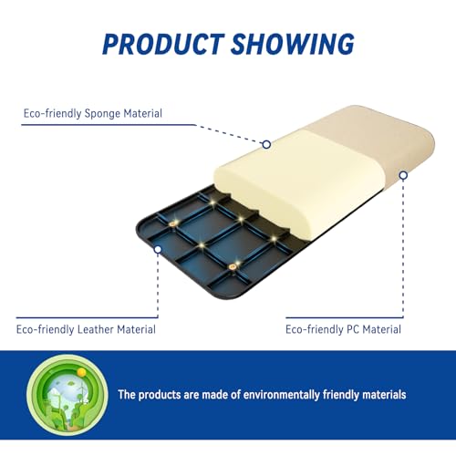 Golf Cart Universal Rear Replacement Cushions for EZGO/Club Car/Yamaha with Flip Rear Seat Kit, Black,2 Piece Set, Beige|B0CZD4K7CH