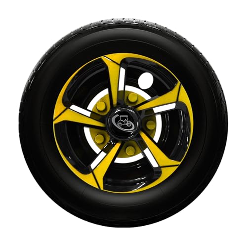 Golf Cart Wheel Covers Hub Caps for EZGO, Club Car, Yamaha Most Golf Carts- 8 Inch Set of 4, Golf Cart Hub Cap|B0DWMRR4L5