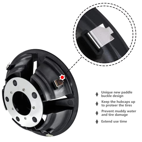 Golf Cart Wheel Covers Hub Caps for EZGO, Club Car, Yamaha Most Golf Carts- 8 Inch Set of 4, Golf Cart Hub Cap|B0BGR69Y6G