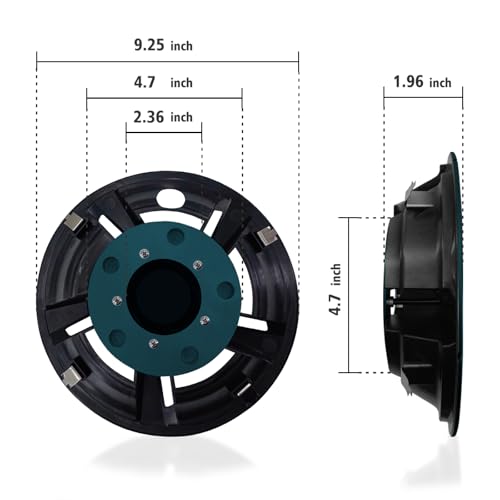 Golf Cart Wheel Covers Hub Caps for EZGO, Club Car, Yamaha Most Golf Carts- 8 Inch Set of 4, Golf Cart Hub Cap|B0DWMSN4NR