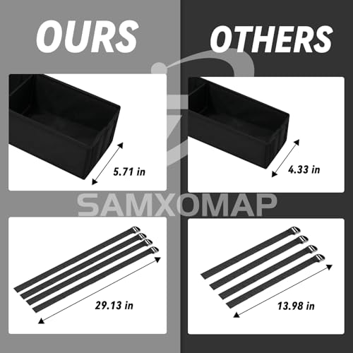 Golf Cart Inner Front Storage Basket No Drilling Required Foldable Universal 1680D Oxford Fabric Organizer Tray for EZGO TXT Club Car DS Precedent Yamaha Drive Kandi Electric Golf Cart|B0CJM5BTDQ