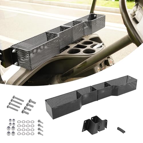 XUANYUDG0769 Golf Cart Front Inner Basket Mesh Storage Tray Organizer Extended Additional Storage for Golf Carts|B0DDH3LND3