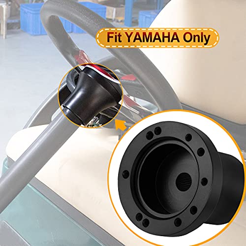 Golf Cart Steering Wheel Adapter For Yamaha 5 Or 6 Holes Steering Wheels (Including Installation Tools)|B09B76YV3G