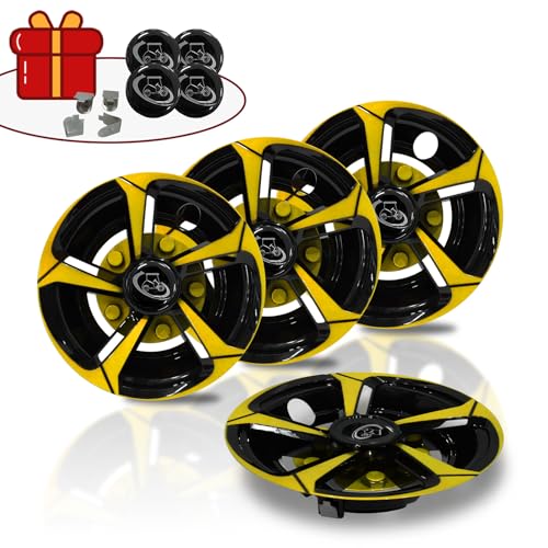 Golf Cart Wheel Covers Hub Caps for EZGO, Club Car, Yamaha Most Golf Carts- 8 Inch Set of 4, Golf Cart Hub Cap|B0DWMRR4L5