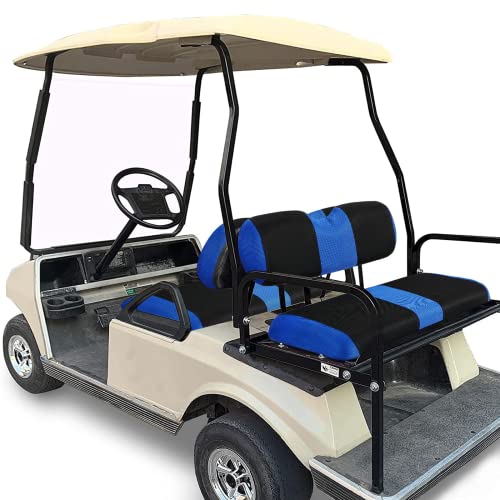 4 Passenger Golf Cart Seat Covers for Club Car DS Golf Carts OME Ordinary Seats, DS Golf Cart Seat Cover Front and Rear/Back, Washable Seat Cover|B0B5X8HBWG
