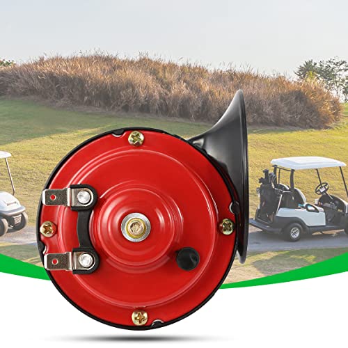 XUANYUDG0769 12V Universal Snail Golf Cart Horn Kit, Adjustable Volume Control Electric Horn for EZGO, Club Car, Yamaha, UTVS, ATV, Boat|B0B1ZLL5R9