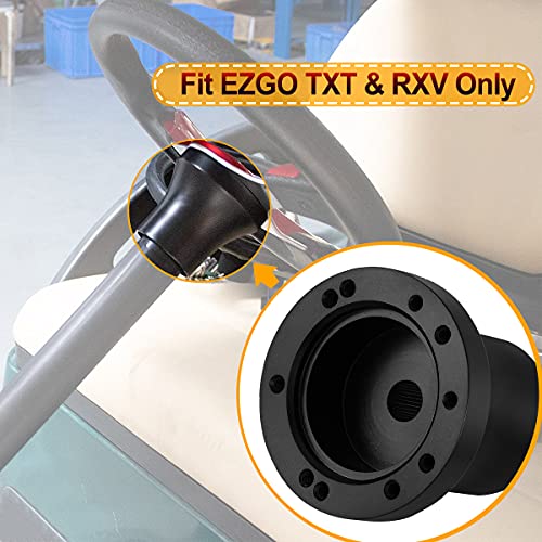 Golf Cart Steering Wheel Adapter for EZGO TXT&RXV (Including Installation Tools)|B09B74NC3M