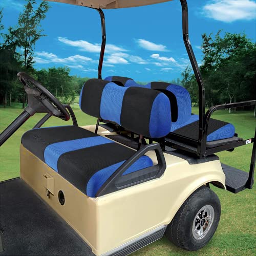 4 Passenger Golf Cart Seat Covers for Club Car DS Golf Carts OME Ordinary Seats, DS Golf Cart Seat Cover Front and Rear/Back, Washable Seat Cover|B0B5X8HBWG