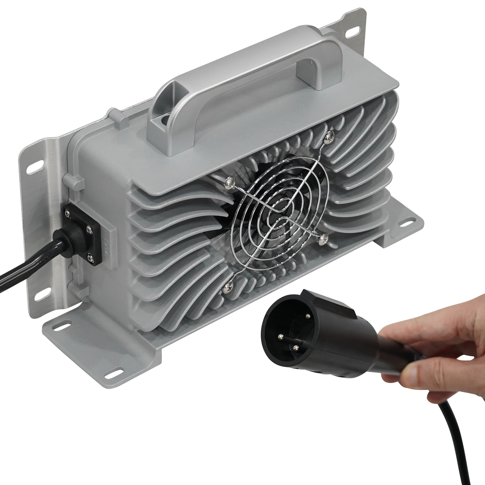 HANGKUNNEE Golf Cart Charger Silver Model EZGO Yamaha Model